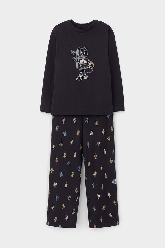 CROCKID Пижама 565470 К 1600 темно-серый