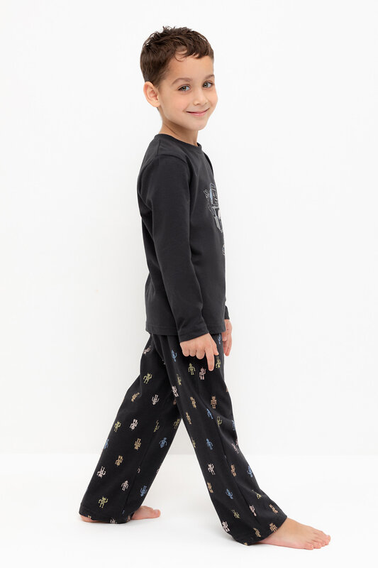 CROCKID Пижама 565470 К 1600 темно-серый