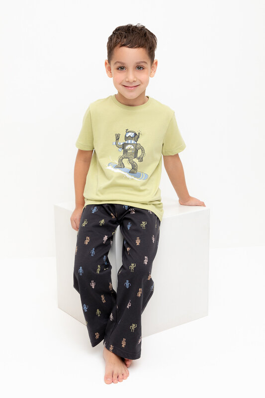 CROCKID Пижама 565471 К 1599 зеленый
