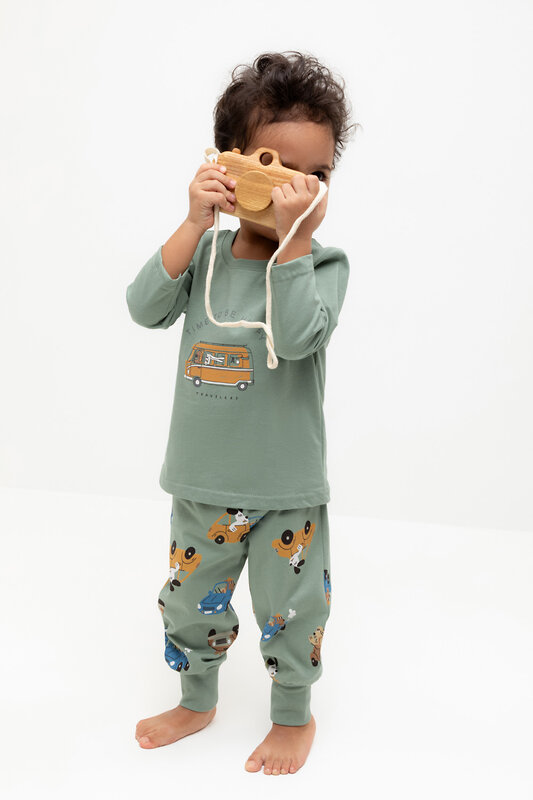 CROCKID Пижама 565484 К 1606 зеленый