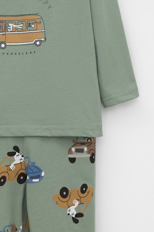 CROCKID Пижама 565484 К 1606 зеленый