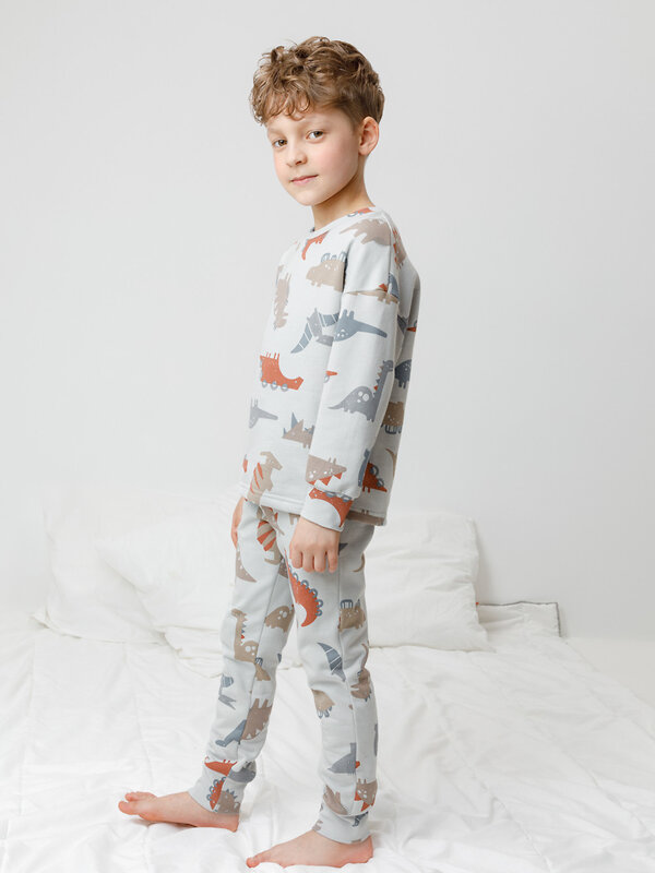 CROCKID Пижама 565564 К 1587 светло-серый5