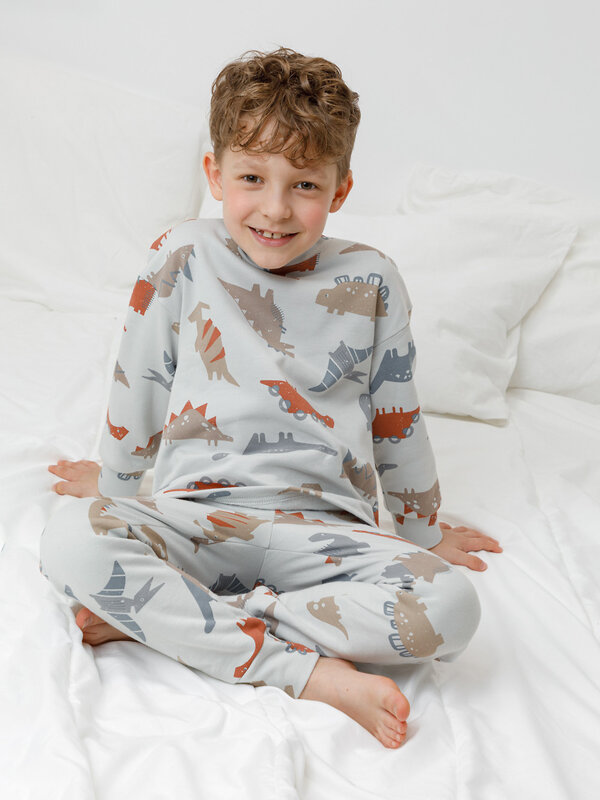 CROCKID Пижама 565564 К 1587 светло-серый5