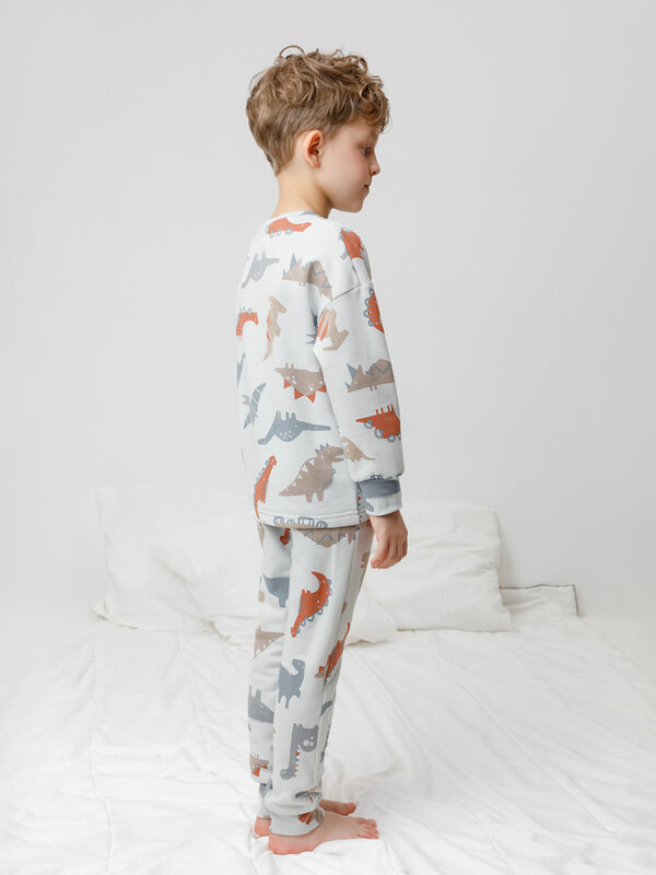 CROCKID Пижама 565564 К 1587 светло-серый5