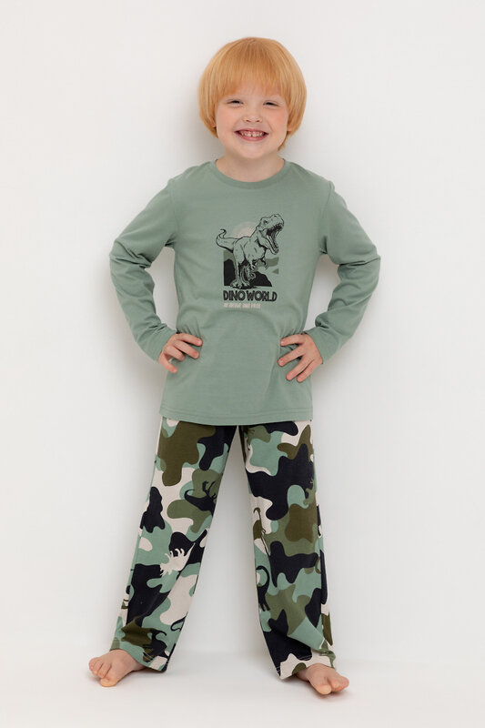 CROCKID Пижама 565594 К 1600 зеленый