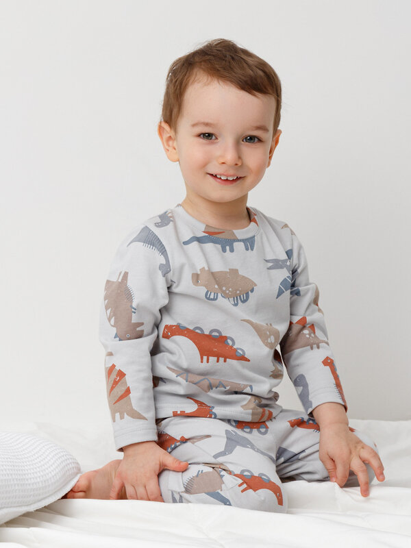 CROCKID Пижама 565628 К 1561 светло-серый5