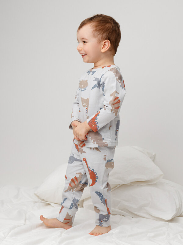 CROCKID Пижама 565628 К 1561 светло-серый5