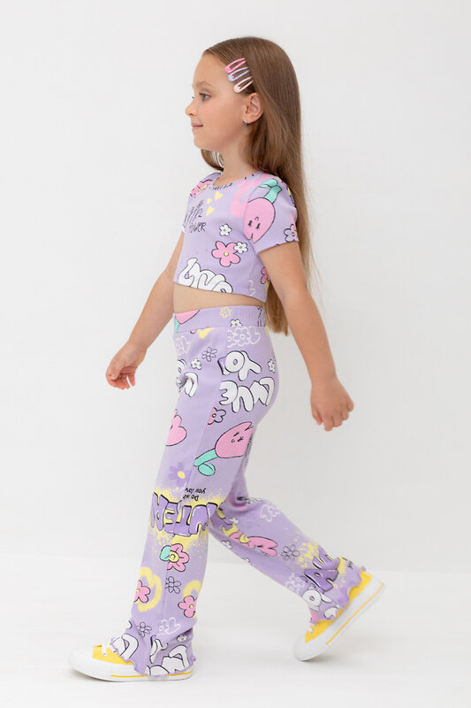 CROCKID Брюки 565654 КР 400791-1 фиолетовый