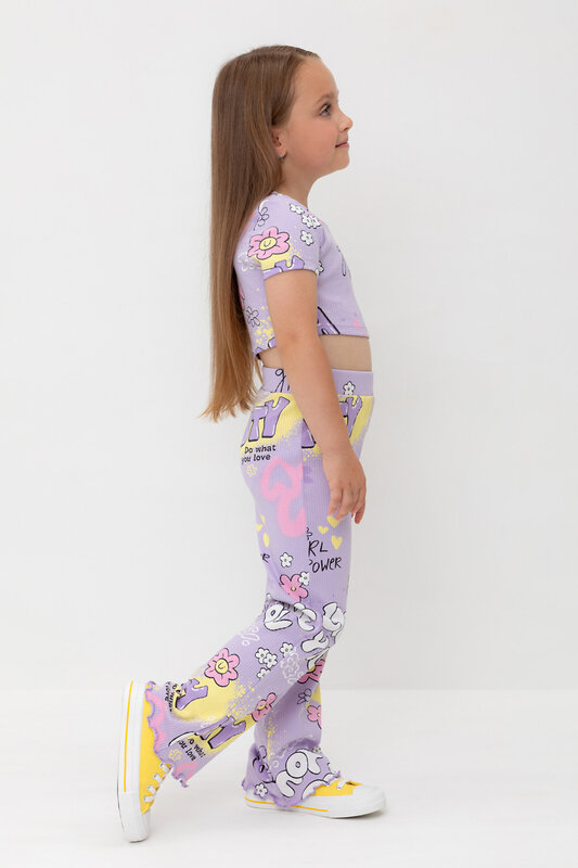 CROCKID Брюки 565654 КР 400791-1 фиолетовый