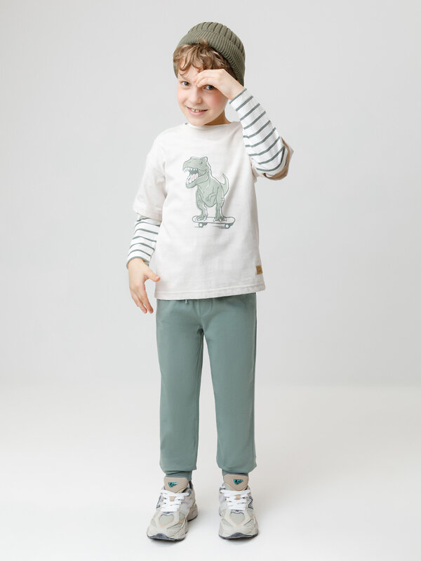CROCKID Брюки 565671 КР 400633 зеленый