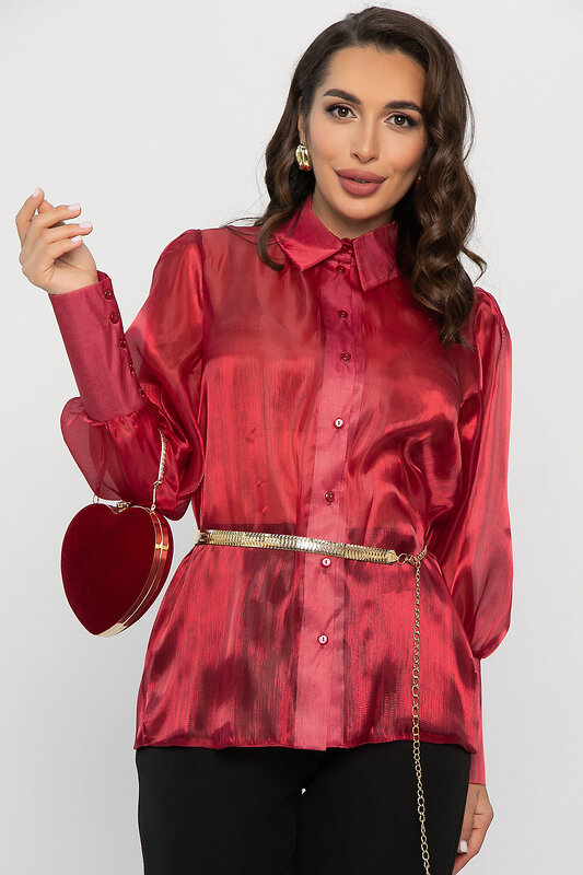 LT Collection Блуза 565757 Б14316-34М красный