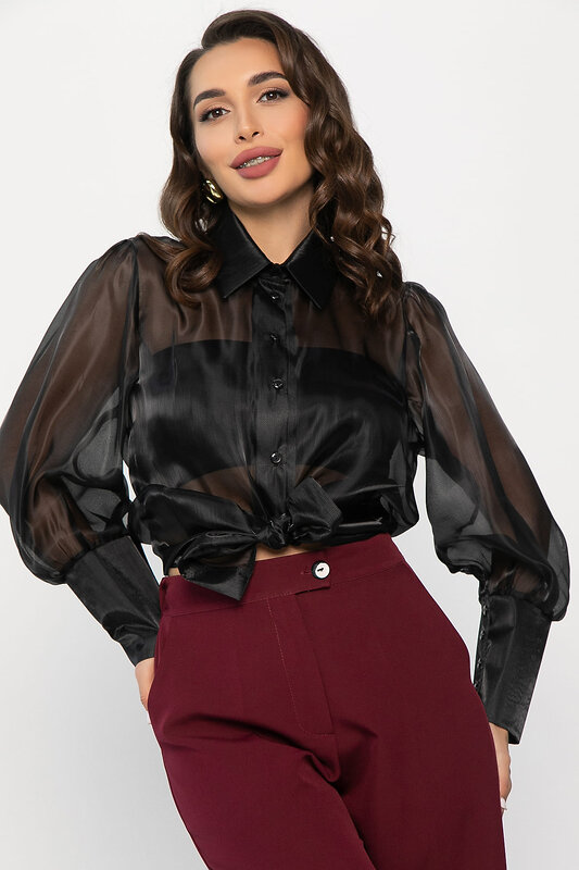 LT Collection Блуза 565762 Б14320-33М черный