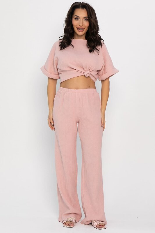 LT Collection Брюки 565804 Б14582-52М розовый