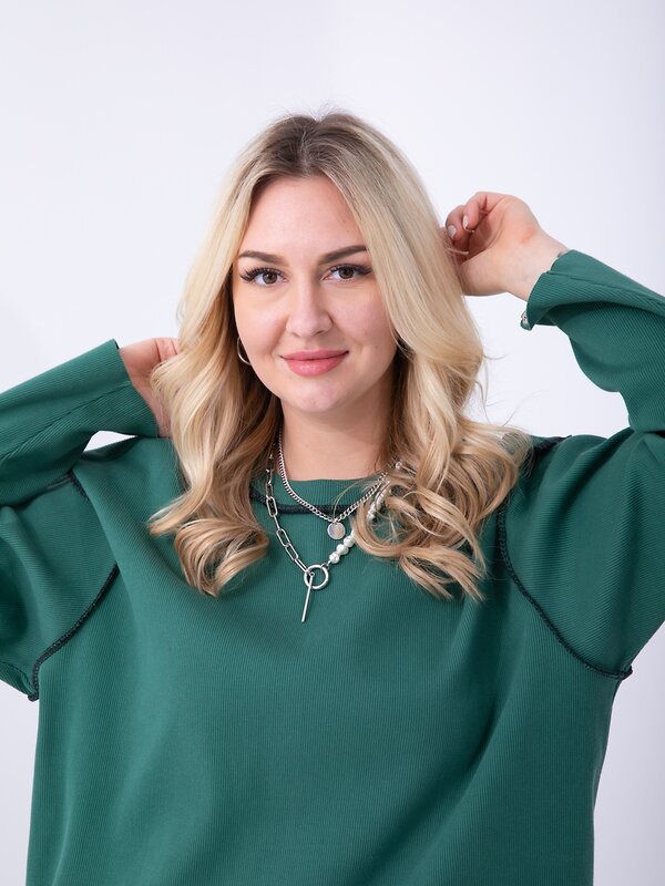 AandOstudio Джемпер 566147 Д30006Б зеленый