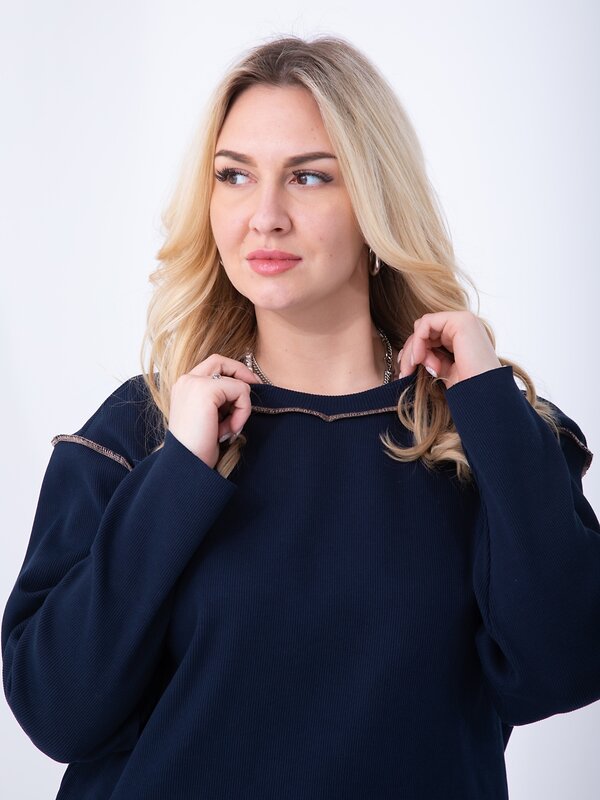 AandOstudio Джемпер 566148 Д30006В синий