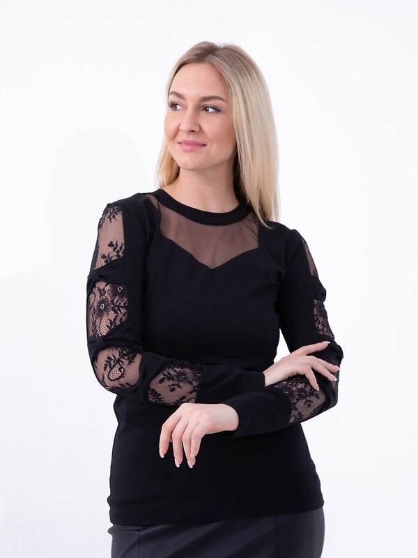 AandOstudio Джемпер 566155 Д30015 черный