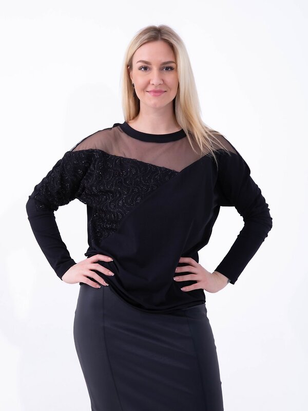 AandOstudio Джемпер 566157 Д30013 черный
