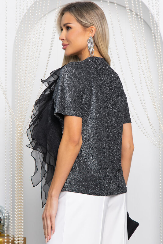 LT Collection Блуза 566291 Б14617-5М серый