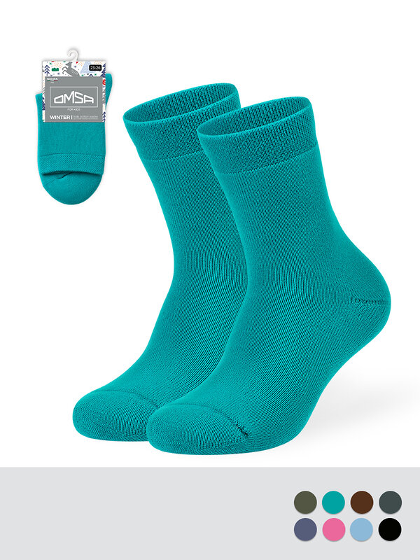 Omsa Носки 566502 OMSA kids   Calzino 21C05 плюш Moka (Коричневый)