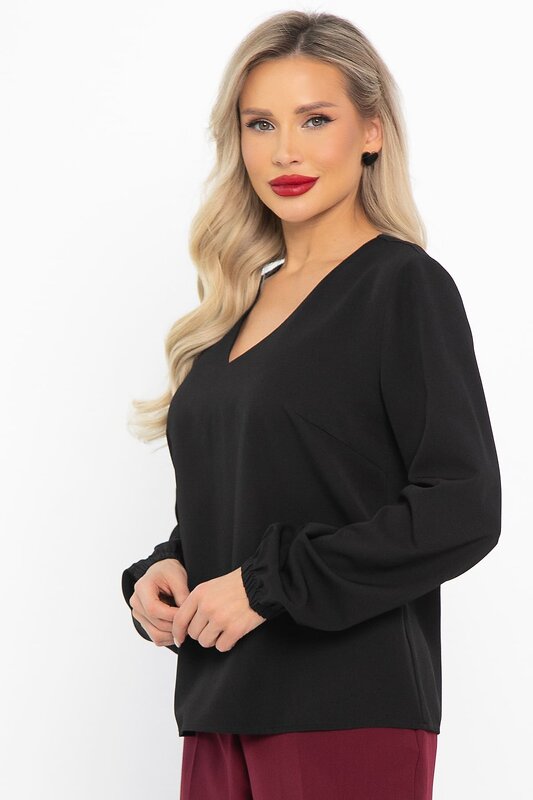 LT Collection Блуза 566575 Б14657-31М черный