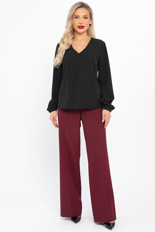 LT Collection Блуза 566575 Б14657-31М черный