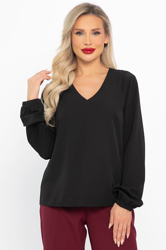 LT Collection Блуза 566575 Б14657-31М черный