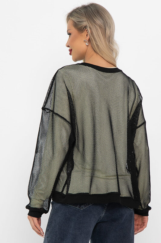 LT Collection Свитшот 566754 Б14711-5М черно-лимонный
