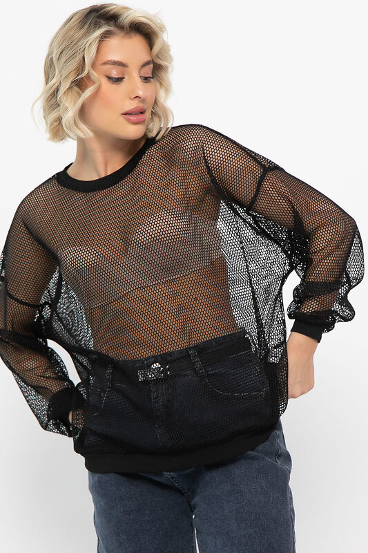 LT Collection Свитшот 566754 Б14711-5М черно-лимонный