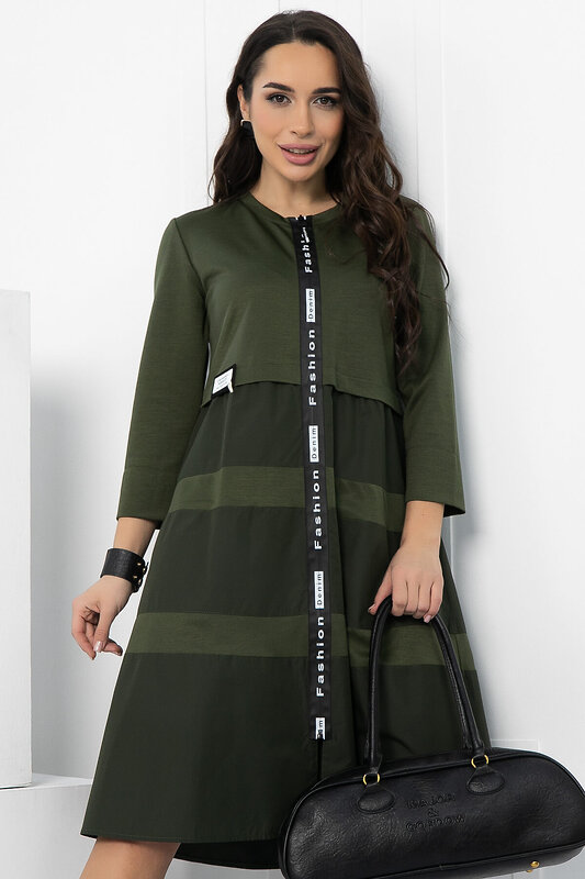 LT Collection Платье 566772 П14427-5М хаки