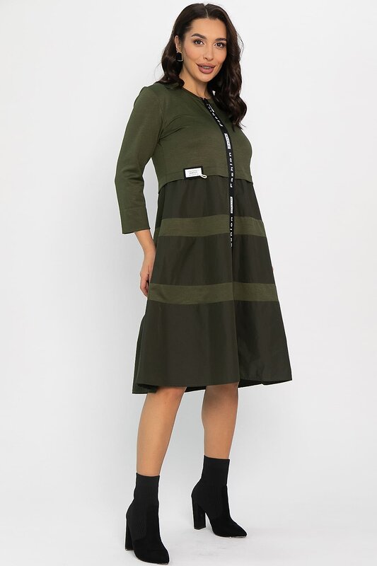 LT Collection Платье 566772 П14427-5М хаки