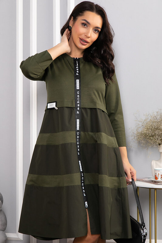 LT Collection Платье 566772 П14427-5М хаки