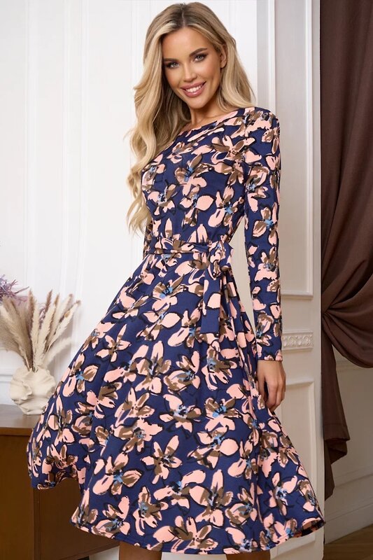Open-style Платье 566797 7071 синий/голубой