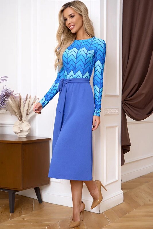 Open-style Платье 566798 7072 синий