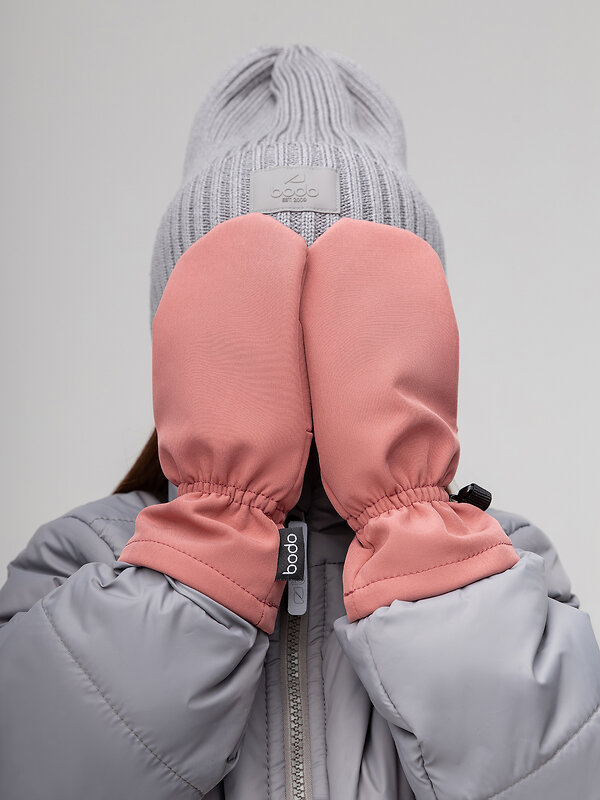 Bodo Варежки 566813 61-4MU серо-розовый