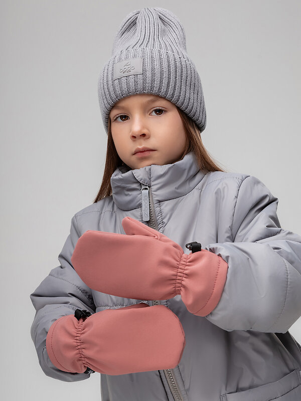 Bodo Варежки 566813 61-4MU серо-розовый