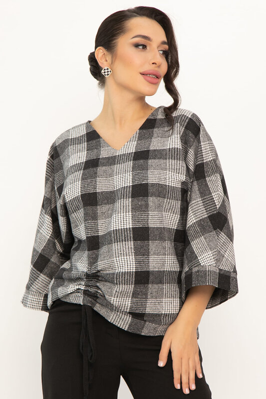 LT Collection Блуза 567140 Б14686-12М серый