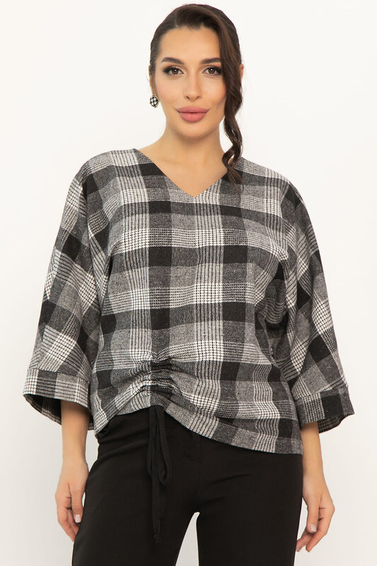 LT Collection Блуза 567140 Б14686-12М серый