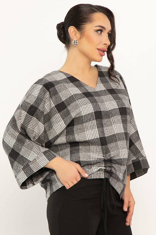 LT Collection Блуза 567140 Б14686-12М серый
