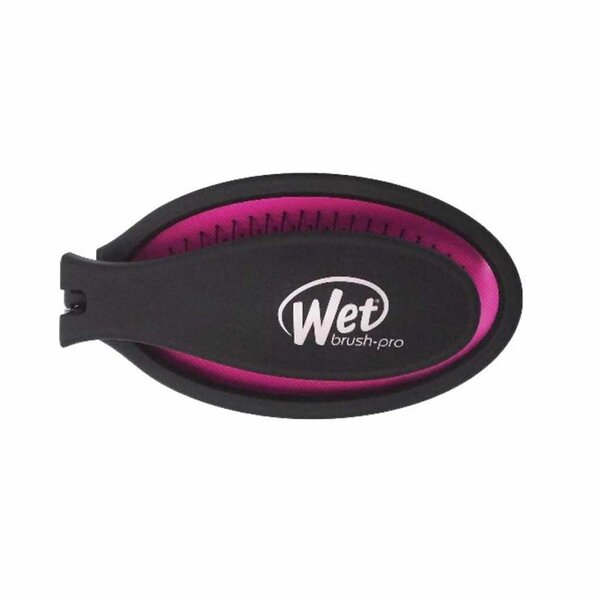 Wet Brush Расчёска массажная складная BWP824PINK Pop Fold Pink, черно-розовый 567263 19067