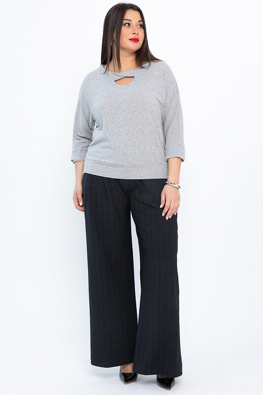 LT Collection Блуза 567398 Б14631-50М серый