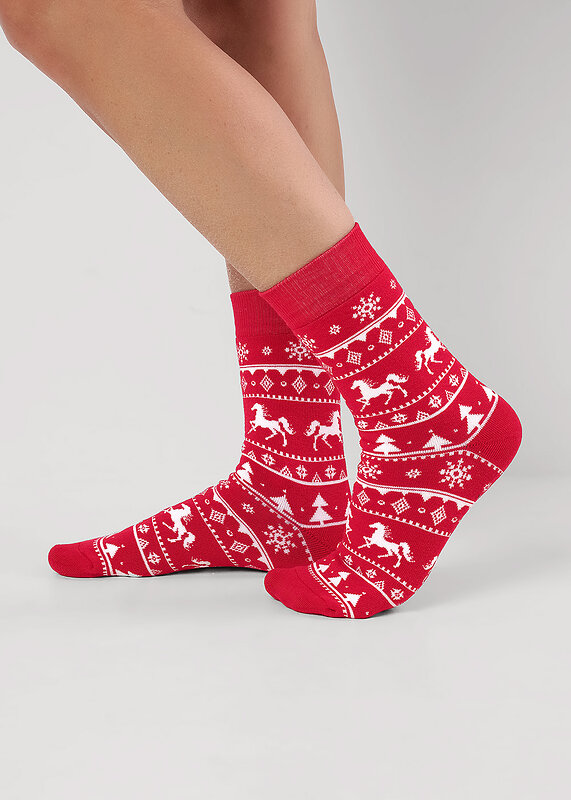 CLEVER Носки 567537 К6550П красный