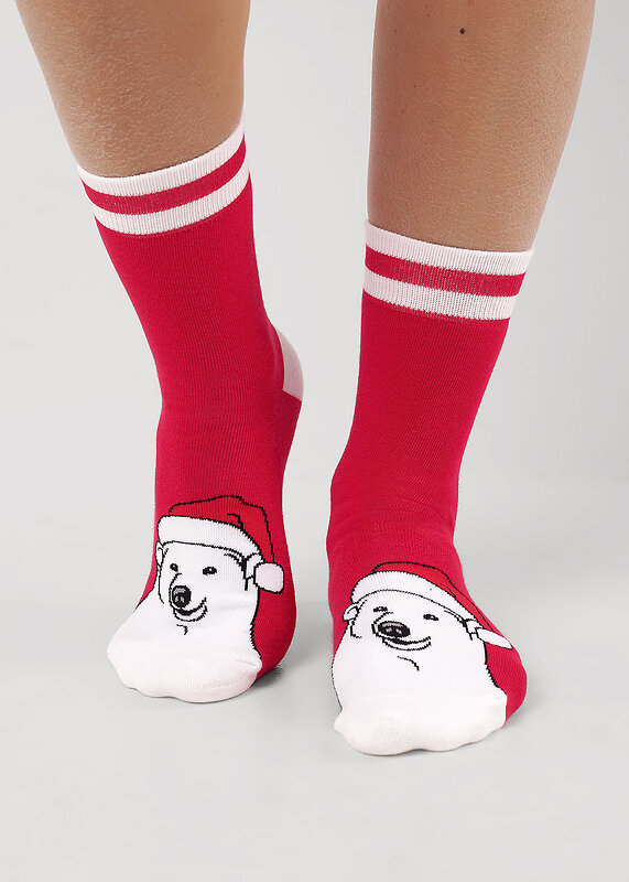 CLEVER Носки 567538 К6552П красный