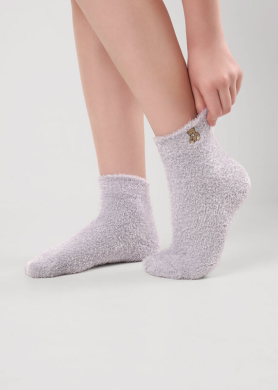 CLEVER Носки 567543 Д680Т св.серый