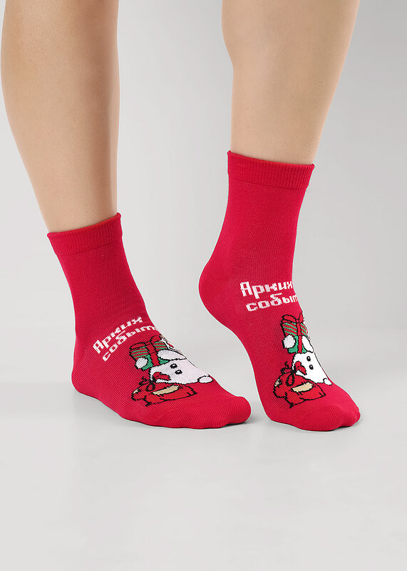 CLEVER Носки 567560 Д2565 красный