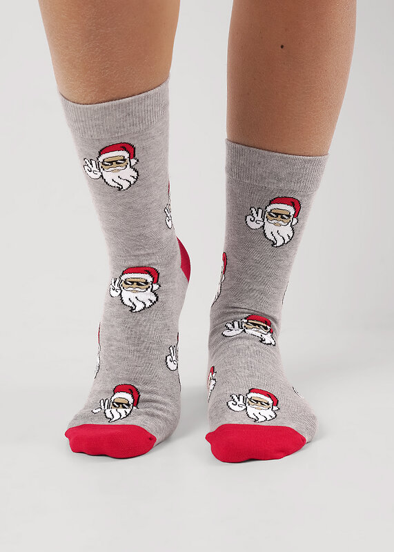 CLEVER Носки 567594 К6559Л меланж серый