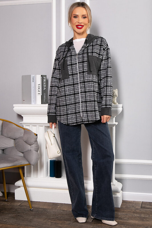 LT Collection Рубашка 567772 Б14593-50М серый