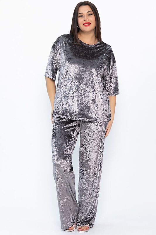 LT Collection Блуза 567774 Б14681-25М серый