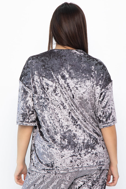 LT Collection Блуза 567774 Б14681-25М серый