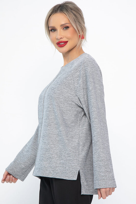 LT Collection Джемпер 567785 Б14726-30М серый