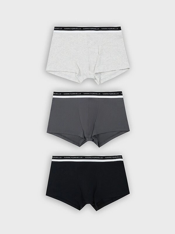 MARK FORMELLE Трусы 567869 411124-3 серый меланж+графит +черный